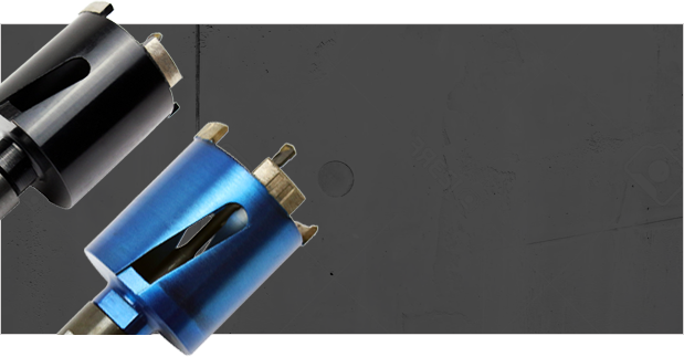 Forets diamantés avec segments pour travailler