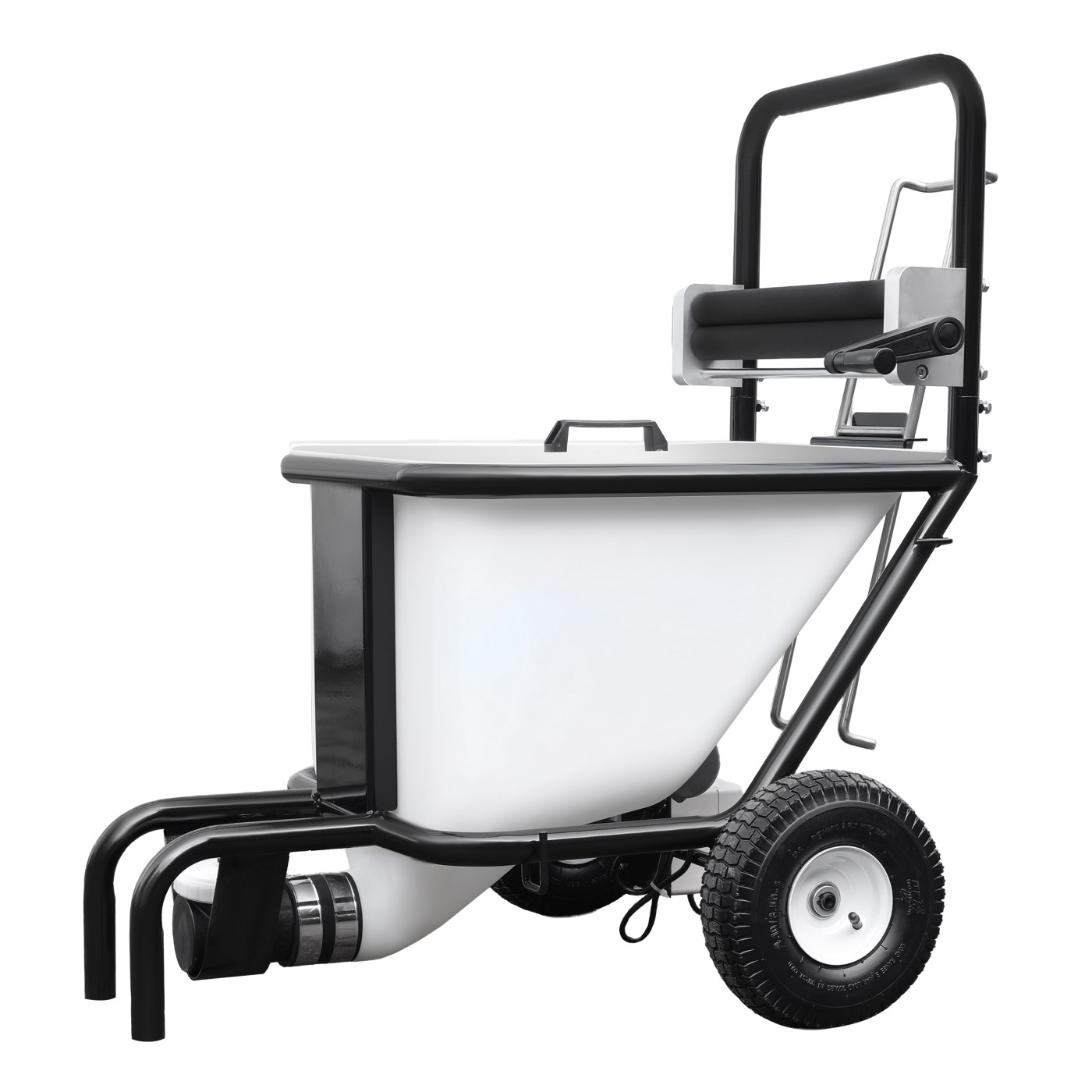 Zbiornik koszowy WABROTECH 60 l - widok z przodu