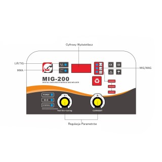 Poste à souder inverter gaz et sans gaz MIG-200