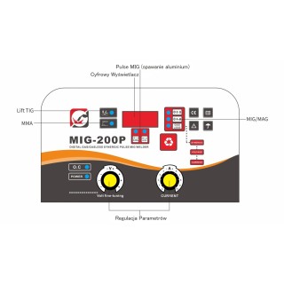 Poste à souder inverter portable MIG-200P MIG/MAG/MMA