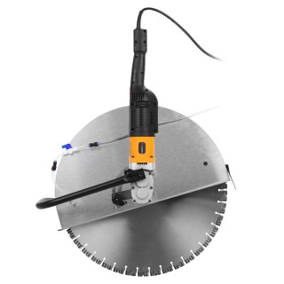 Scie circulaire pour béton WT600 + avec rail de guidage 2,4 m
