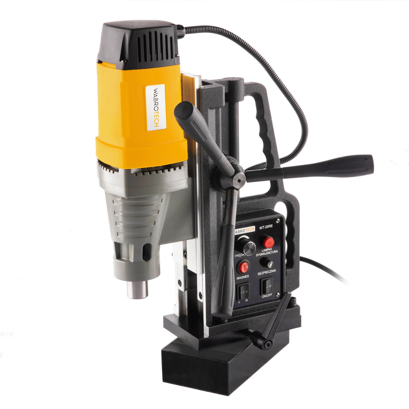 Wiertarka magnetyczna WABROTECH WT28RE - obrotowa podstawa