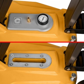 Statyw próżniowy WT580F Pochyły - manometr